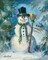 Sweeping Snowman Poster Print by Susan Comish - Item # VARPDXSCM1454